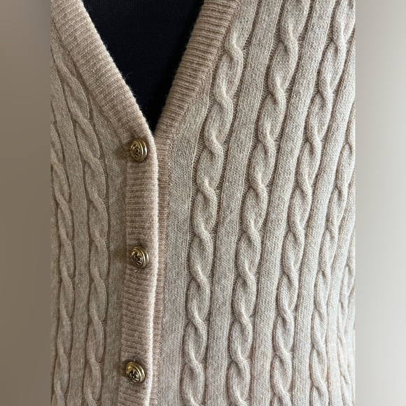 J Crew Cashmere Blend Nude Cardigan. XS - Picture 4 of 5